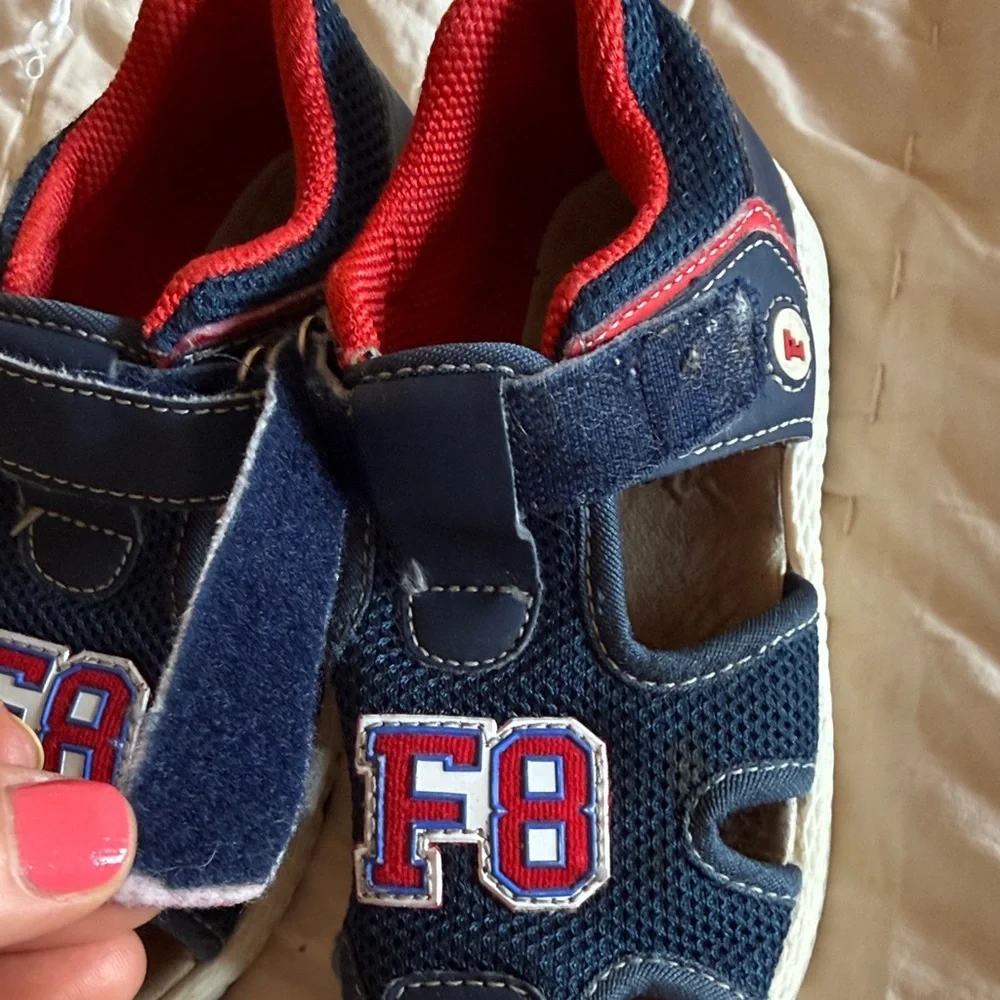 Falcotto Sport F8 Sport Navy and Red Sandals size 28 water approved